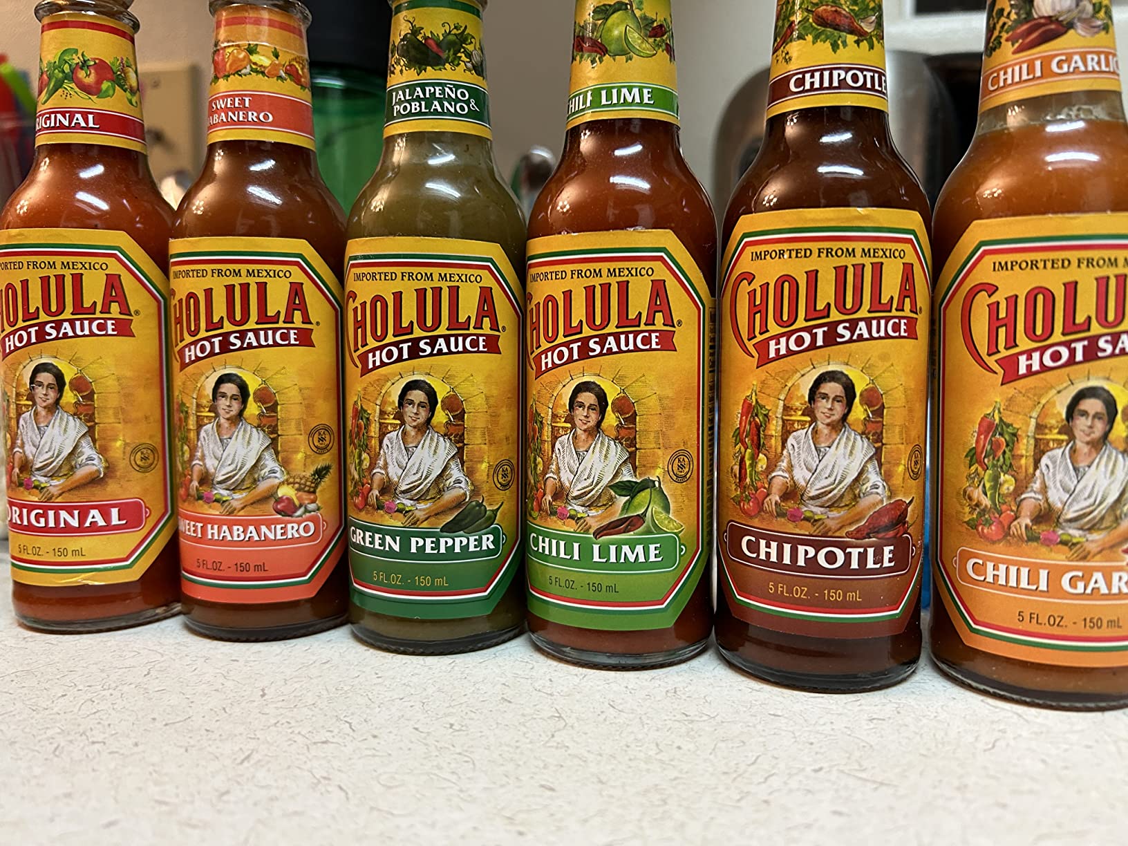 Cholula Hot Sauce Variety Pack, Product of Mexico, Gift Set Includes Six 5 Fl Oz Signature Cholula Hot Sauces for Eggs, Pizza, Mexican Dishes, and More, 30 fl oz customer photo 2