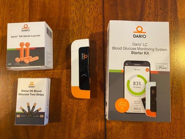 DARIO Smart Glucose Monitor Kit | Lightning Adapter (Compatible with iPhone 14 and earlier) | Test Blood Sugar Levels & Manage Diabetes, Testing Kit Includes: Glucometer with 25 Strips, 10 lancets customer photo 1