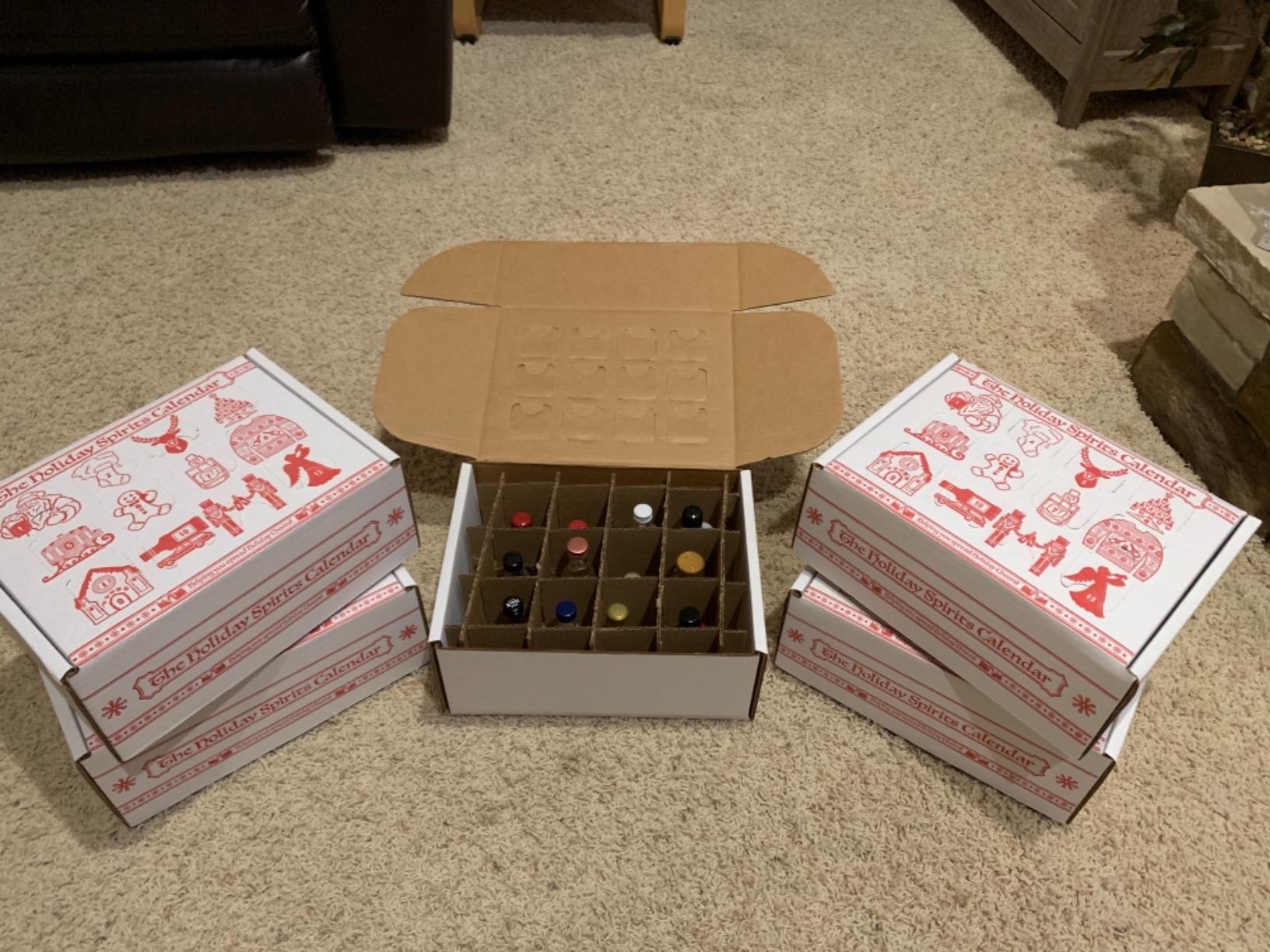 Advent Calendar for Alcohol & Adults | Gift Booze & Wine for Christmas 2025 | Great White Elephant & Holiday Party Hostess Present Idea | Alcohol Not Included customer photo 1