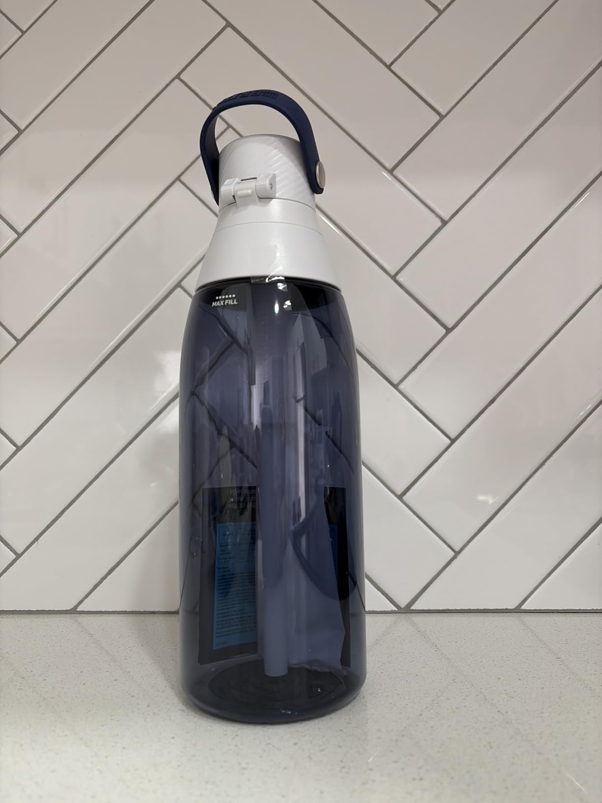 Brita 36386 Premium Water Filter Bottles, 26oz, Night Sky customer photo 2