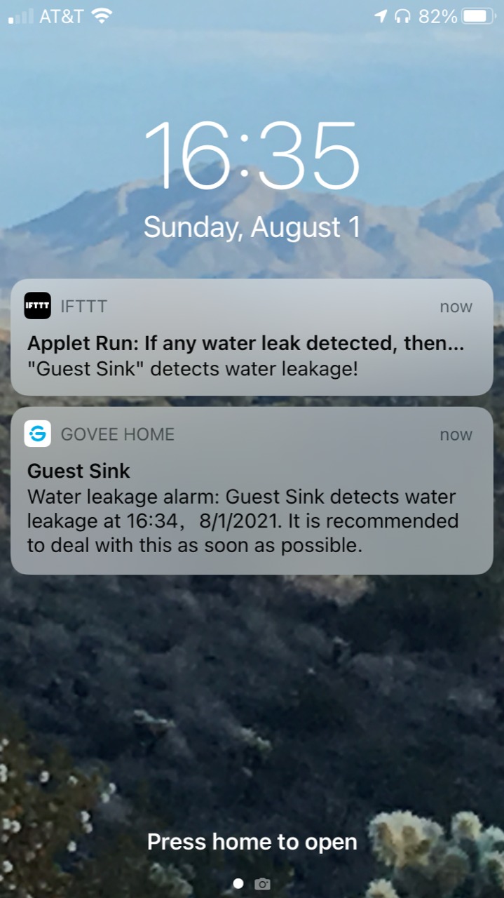Govee WiFi Water Leak Detector 3 Packs, Leak Alert with Remotely Email/APP Push and Sound Alarm, Smart Water Sensor with 100dB Adjustable Alarm, Suit for Home and Basement customer photo 1