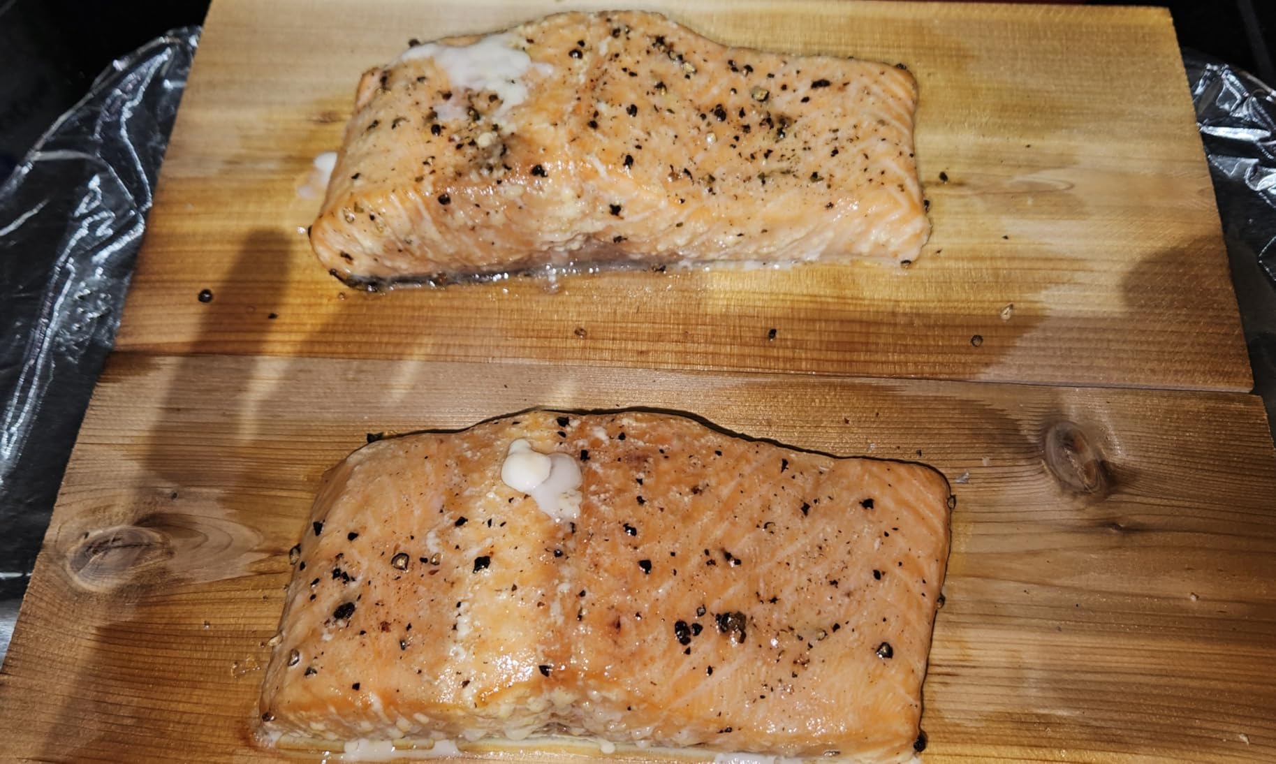 6-Pack Western Red Cedar Grilling Planks for Salmon, Beef, Veggies & More - 100% Natural & USA-Made and Sourced customer photo 2
