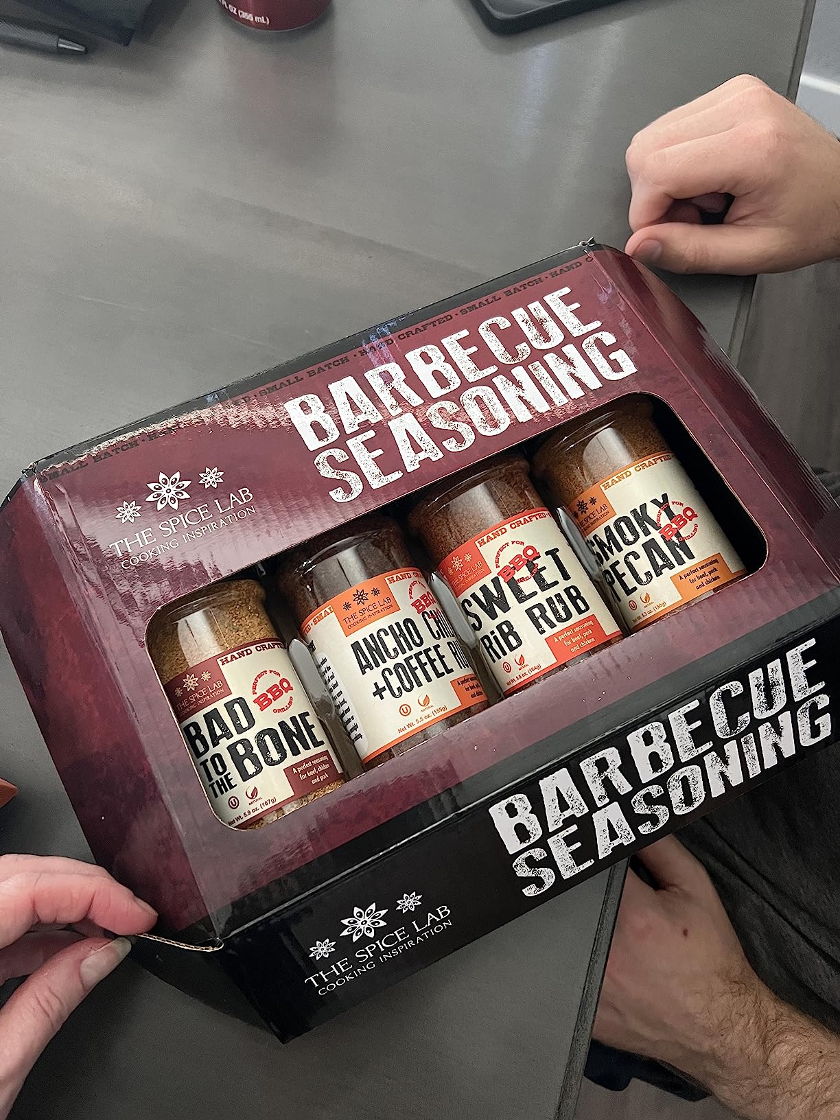 The Spice Lab Grilling Spices and Seasonings Gift Set - 4 BBQ Rubs and Spices for Grilling - Gourmet Barbecue Seasoning Set customer photo 2