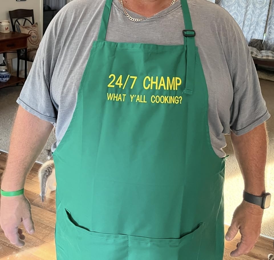 Personalized Apron with Custom Name or Any Text. Chef, Cooking, Grilling, or Baking Gift customer photo 1