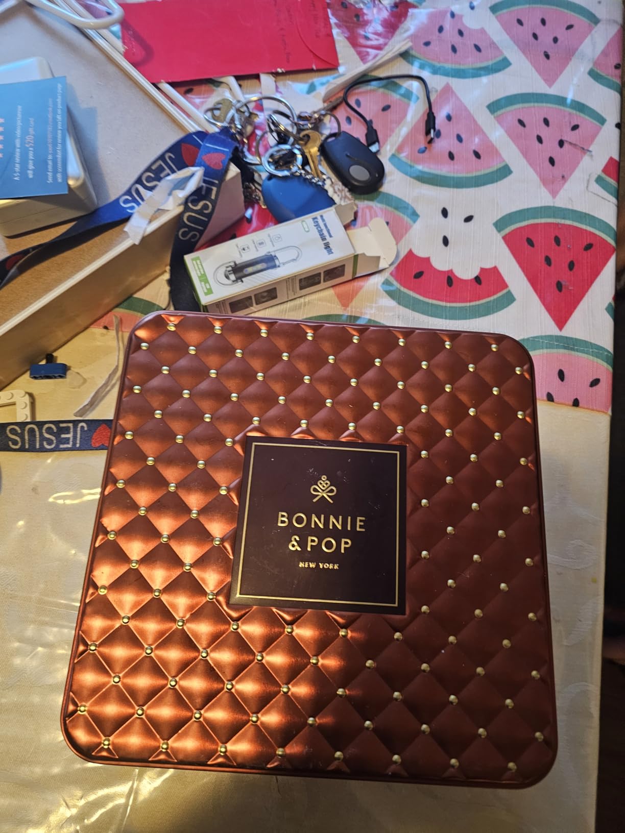 Chocolate Gift Basket, Candy Food Gifts Arrangement Platter, Gourmet Snack Box, Holiday Present Idea, Corporate, Employee Appreciation, Him & Her, Men Women Sympathy Family Parties & Get Well- Bonnie & Pop customer photo 2