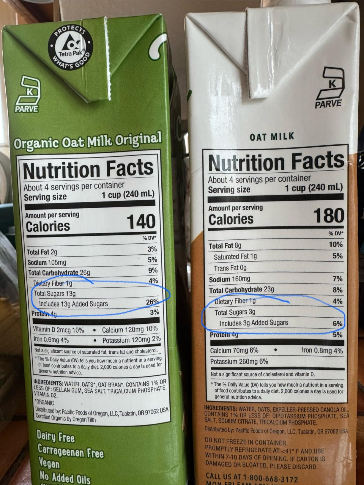 Pacific Foods Barista Series Original Oat Milk, Plant Based Milk, 32 oz Carton customer photo 2