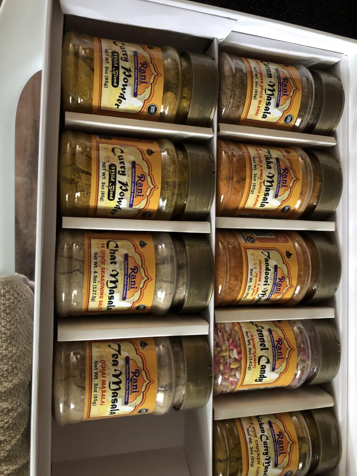 Rani Essential Indian Ground Spices 9 Bottle Gift Box Set, Average Weight per Bottle 3oz (85g), Indian Cooking, Great Holiday Gift! customer photo 1