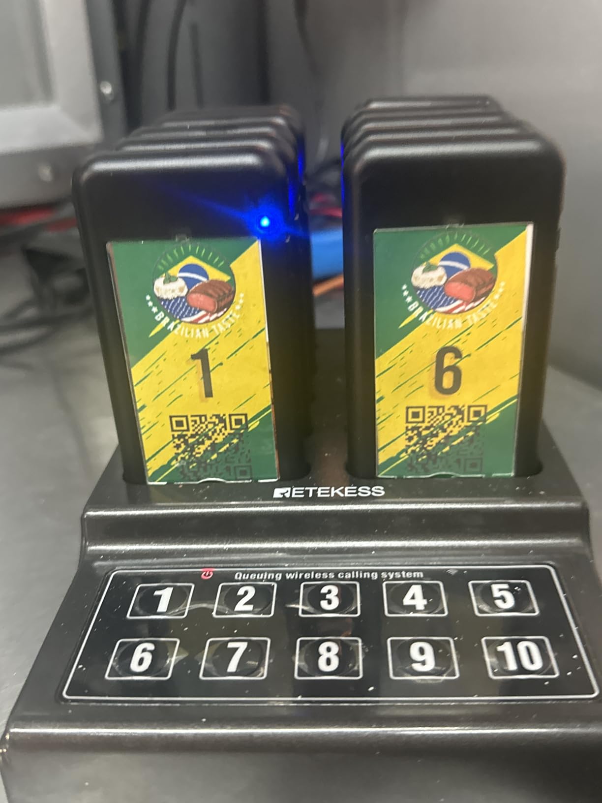 Retekess TD174 Restaurant Buzzer System, Restaurant Waiting Pager, Set with Vibration,Flashing and Buzzer,Close Reminder,10 Guest Pagers for Food Truck,Church Nursery customer photo 1