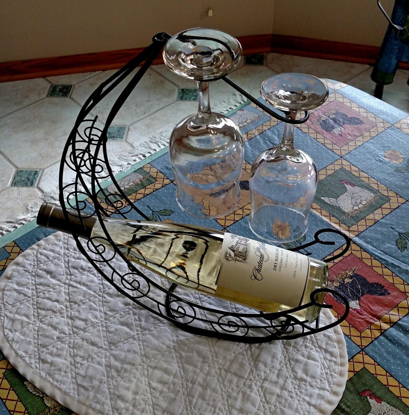 Fantasee Wine Glass Holder, Tabletop Stemware Rack with 6 Wine Glass Drying Rack Stand customer photo 1