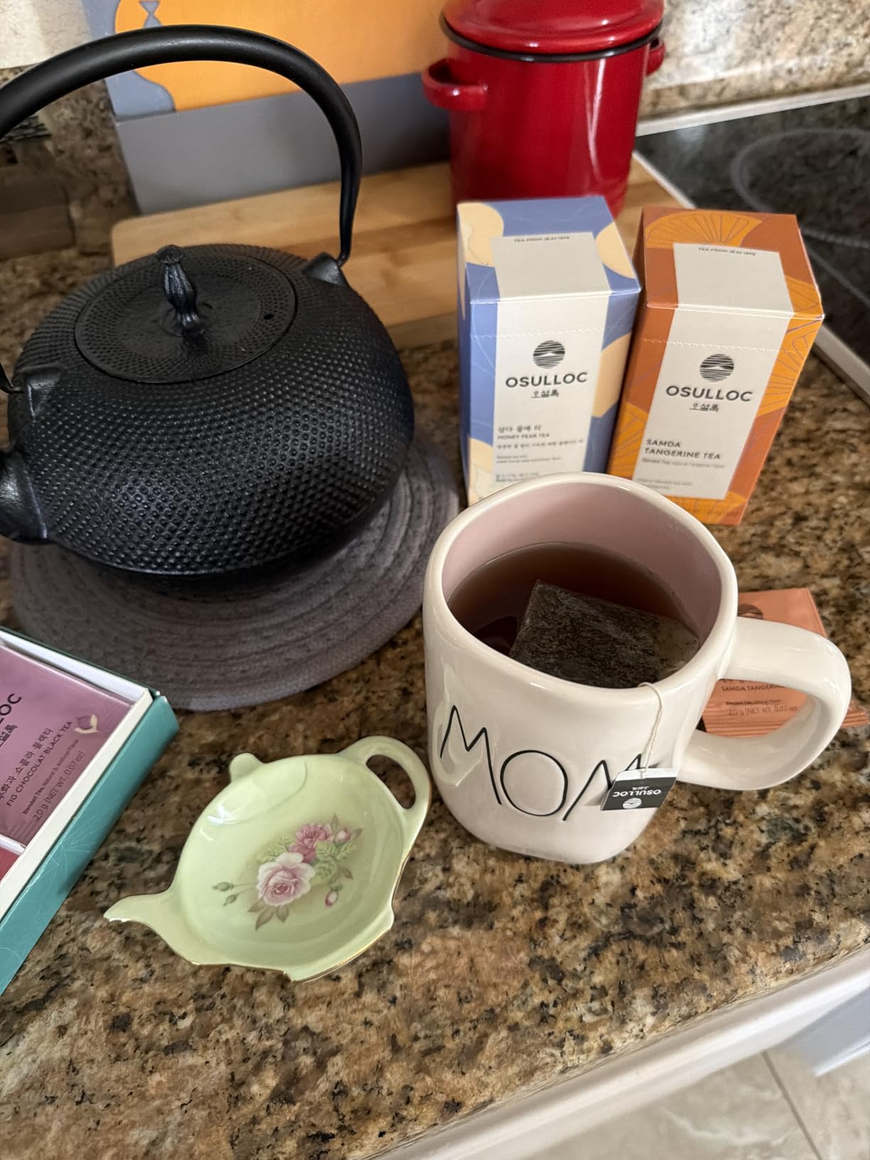 OSULLOC Premium Tea Collection (40 count, 10 flavors x 4 ea), Self Care Sampler Gift Box Variety Pack, Premium Organic Pure & Blended Tea from Jeju customer photo 2
