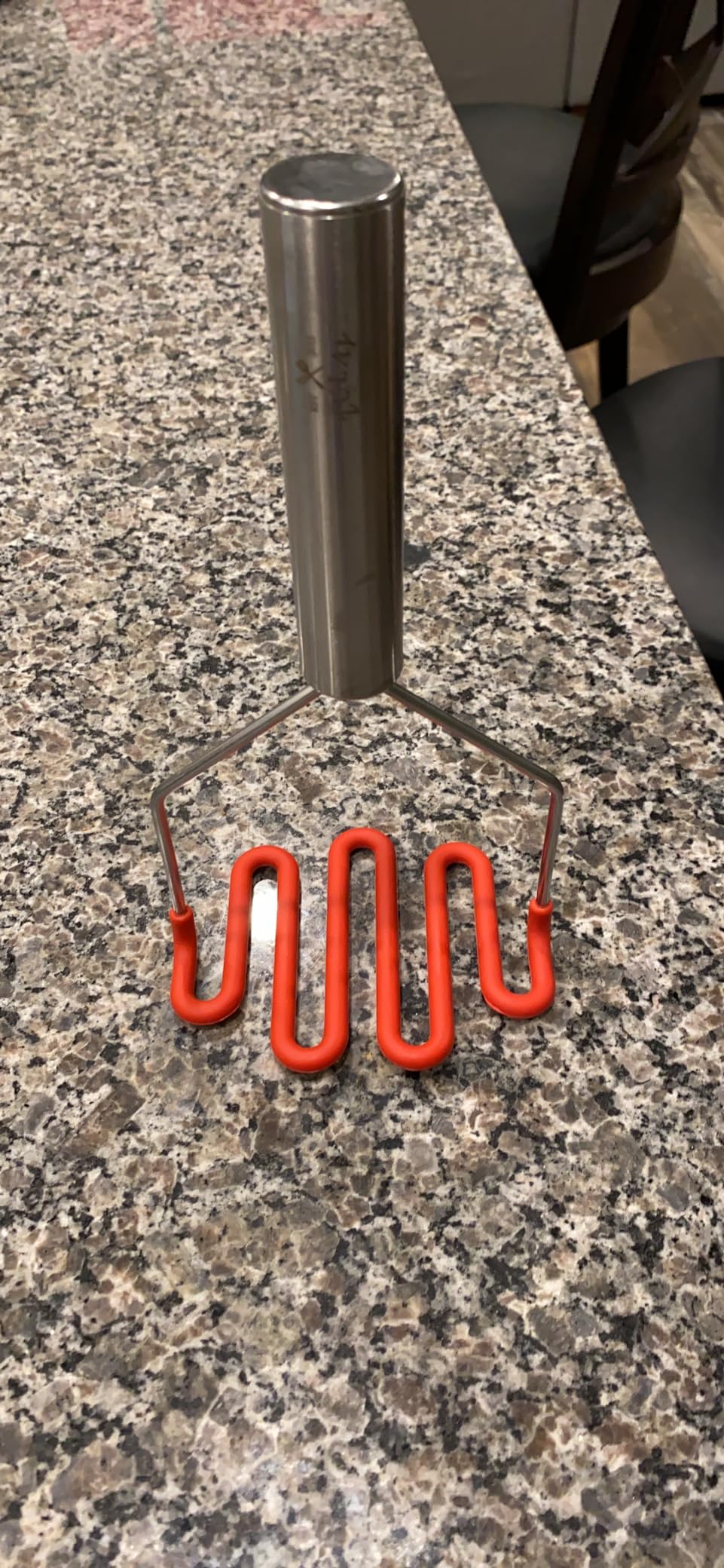 Zulay Kitchen Stainless Steel Potato Masher - Heavy-Duty with Silicone customer photo 1