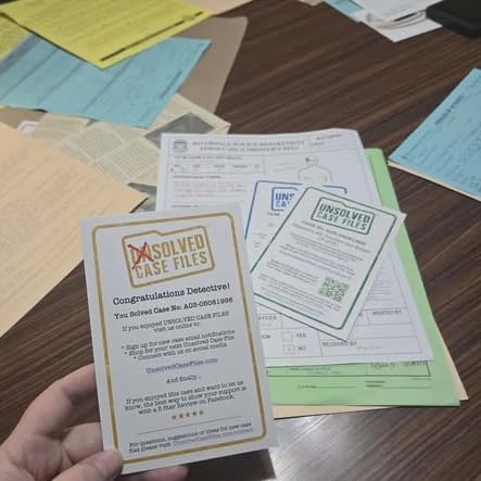 Unsolved Case Files | Ashcroft, Harmony - Cold Case Murder Mystery Game - Can You Solve The Crime? Who Killed Harmony? For Ages 14 and up customer photo 1