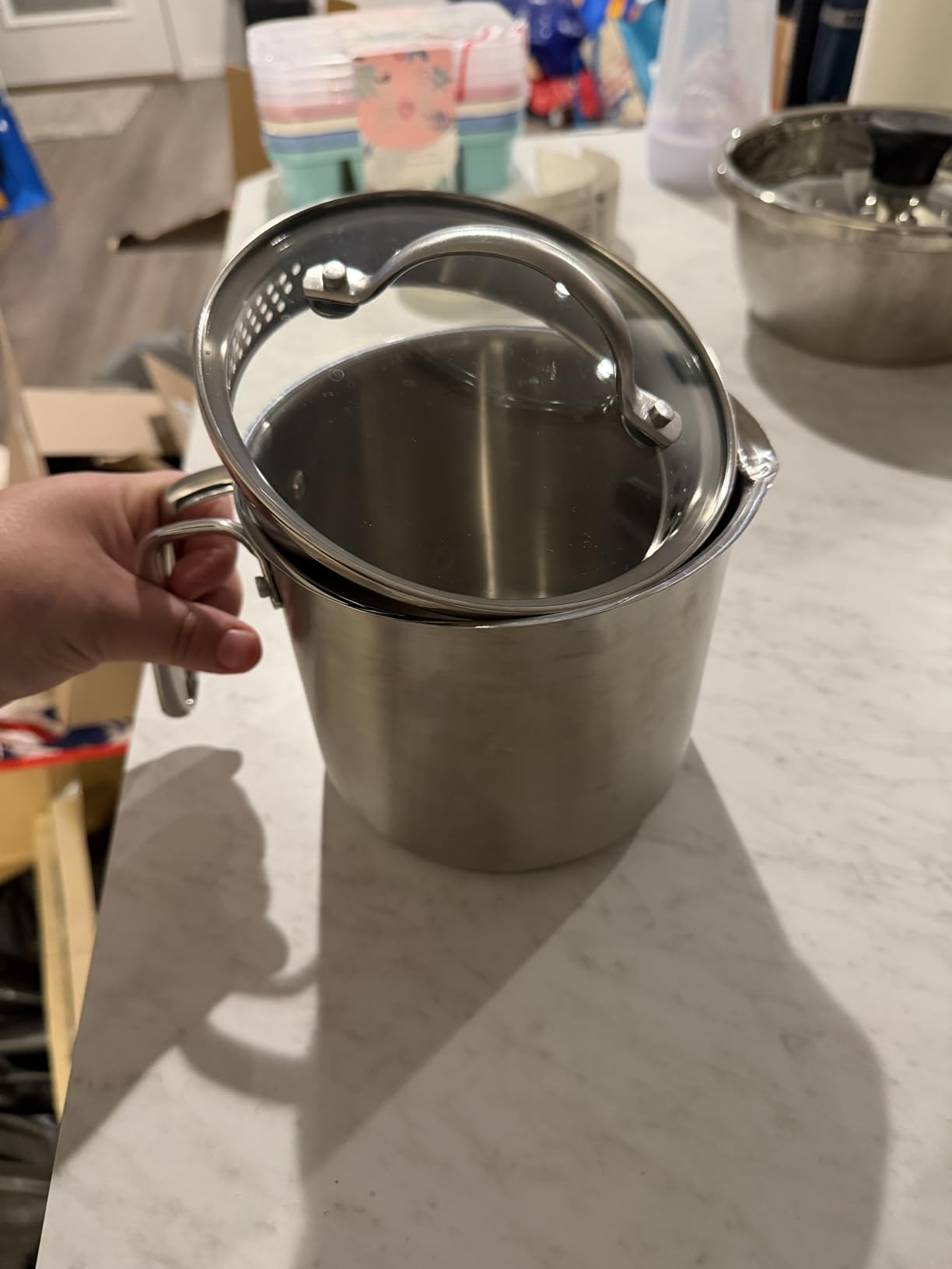 1.5 Quart Stainless Steel Saucepan With Pour Spout, Saucepan With Lid, Mini Milk Pan With Spout - Perfect For Boiling Milk, Sauce, Gravies, Pasta, Noodles customer photo 1