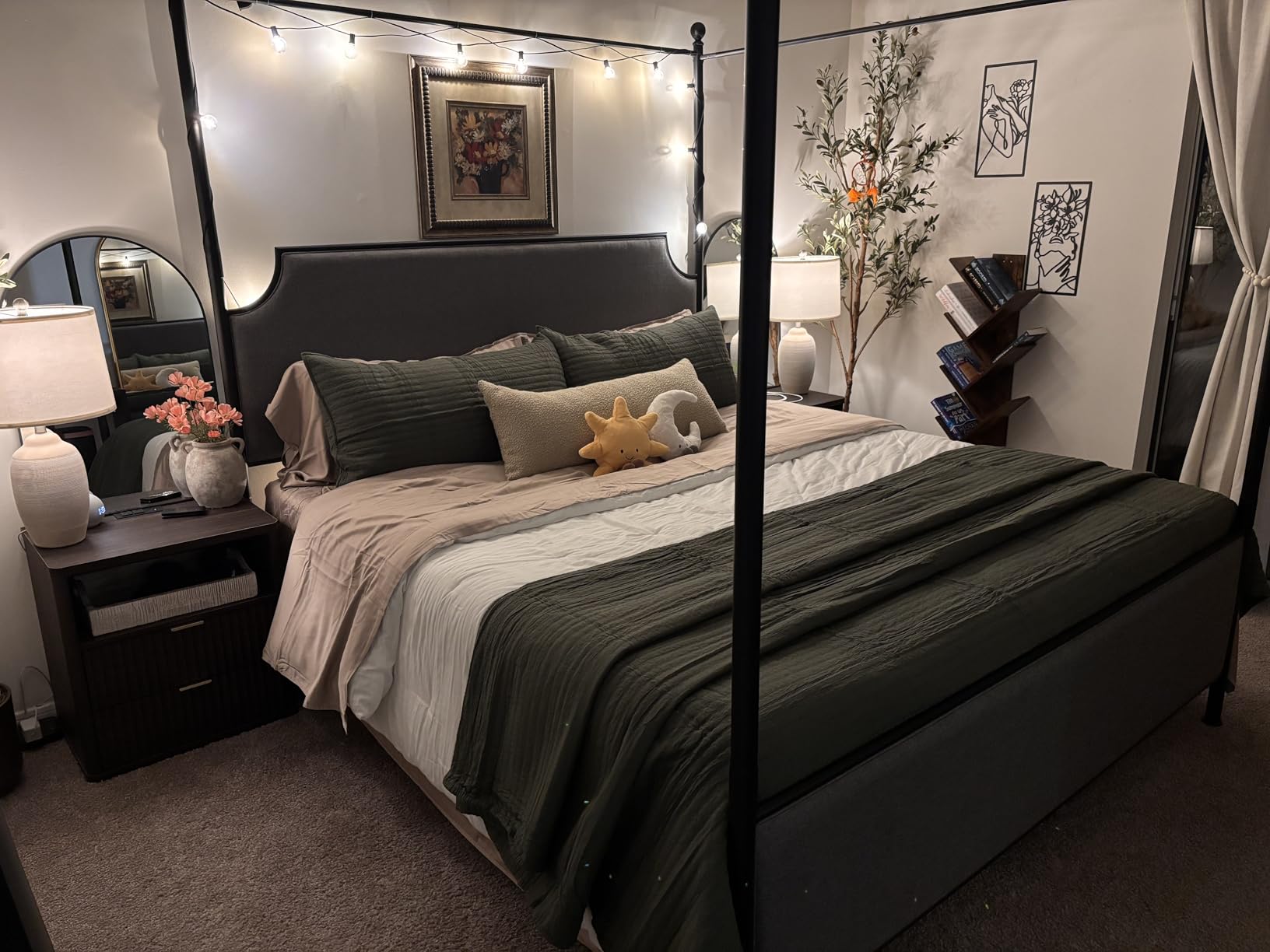 Pure Bamboo Queen Sheets, Genuine 100% Organic Viscose Derived from Bamboo Bed Sheet Set, Luxuriously Soft & Cooling, Double Stitching, 2 Year Quality Promise (Queen, White) customer photo 1