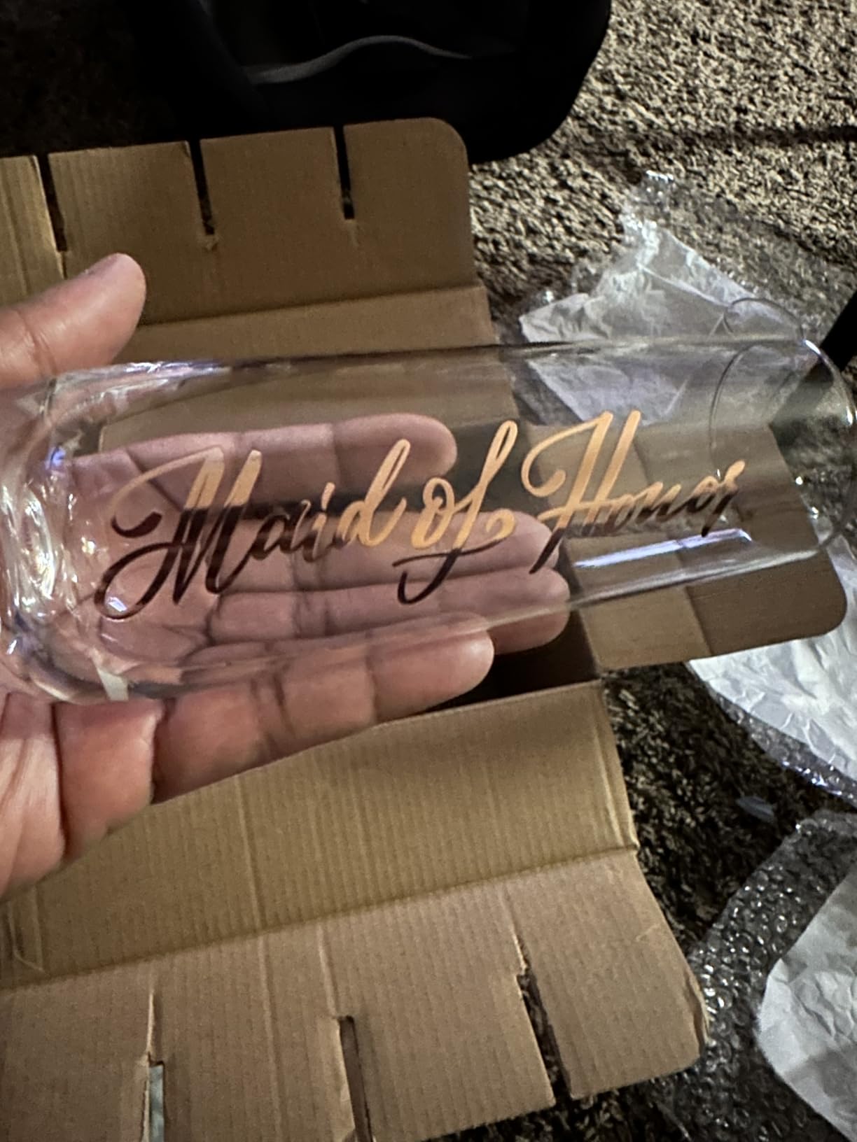 KooK Champagne Flutes, Champagne Glasses, Mimosa Glasses, Stemless Champagne Flutes, Set of 8, 9.4oz, Rose, Prosecco, for Weddings and Parties, Dishwasher Safe customer photo 2