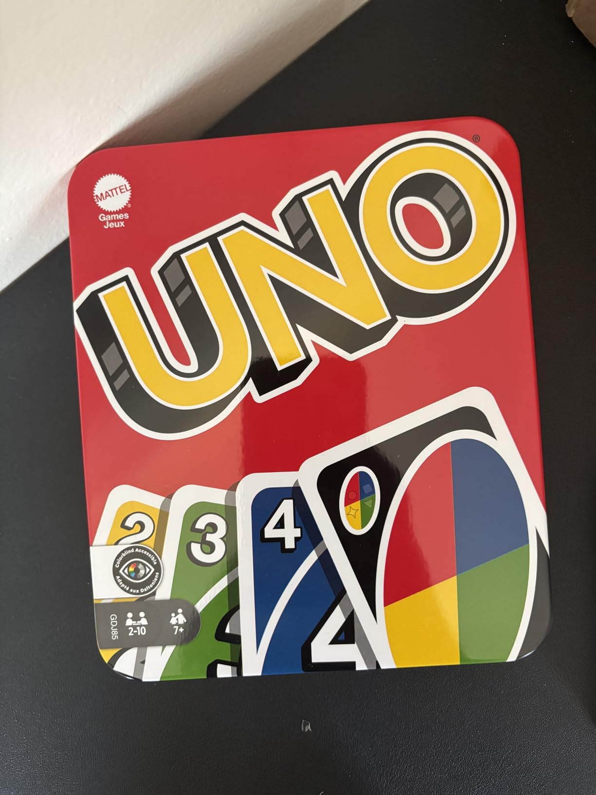 Mattel Games UNO Card Game for Kid, Adult & Family Nights & Parties, Travel & Vacations, Color Blind Accessible & Customizable Deck (Amazon Exclusive) customer photo 2