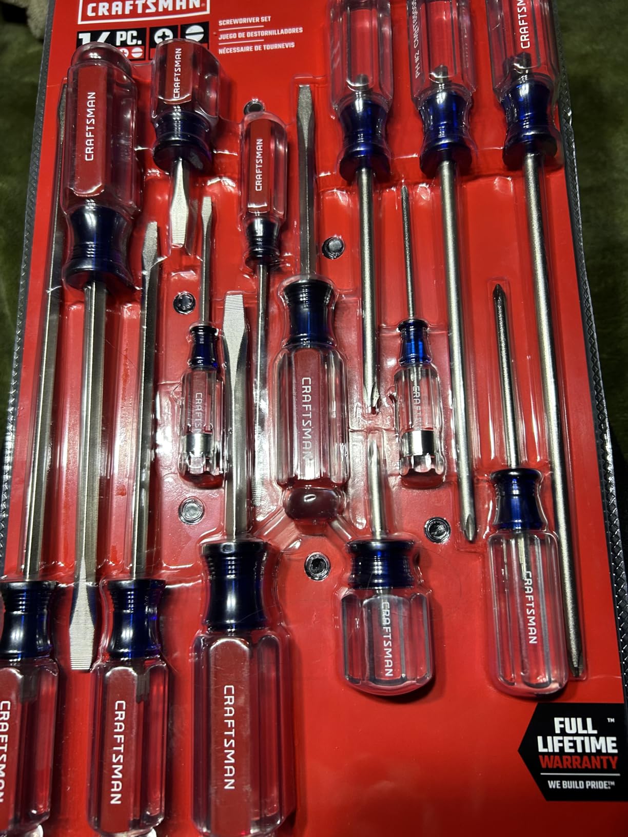 CRAFTSMAN Screwdriver Set, Slotted & Phillips, 14Piece (CMHT65045) customer photo 2