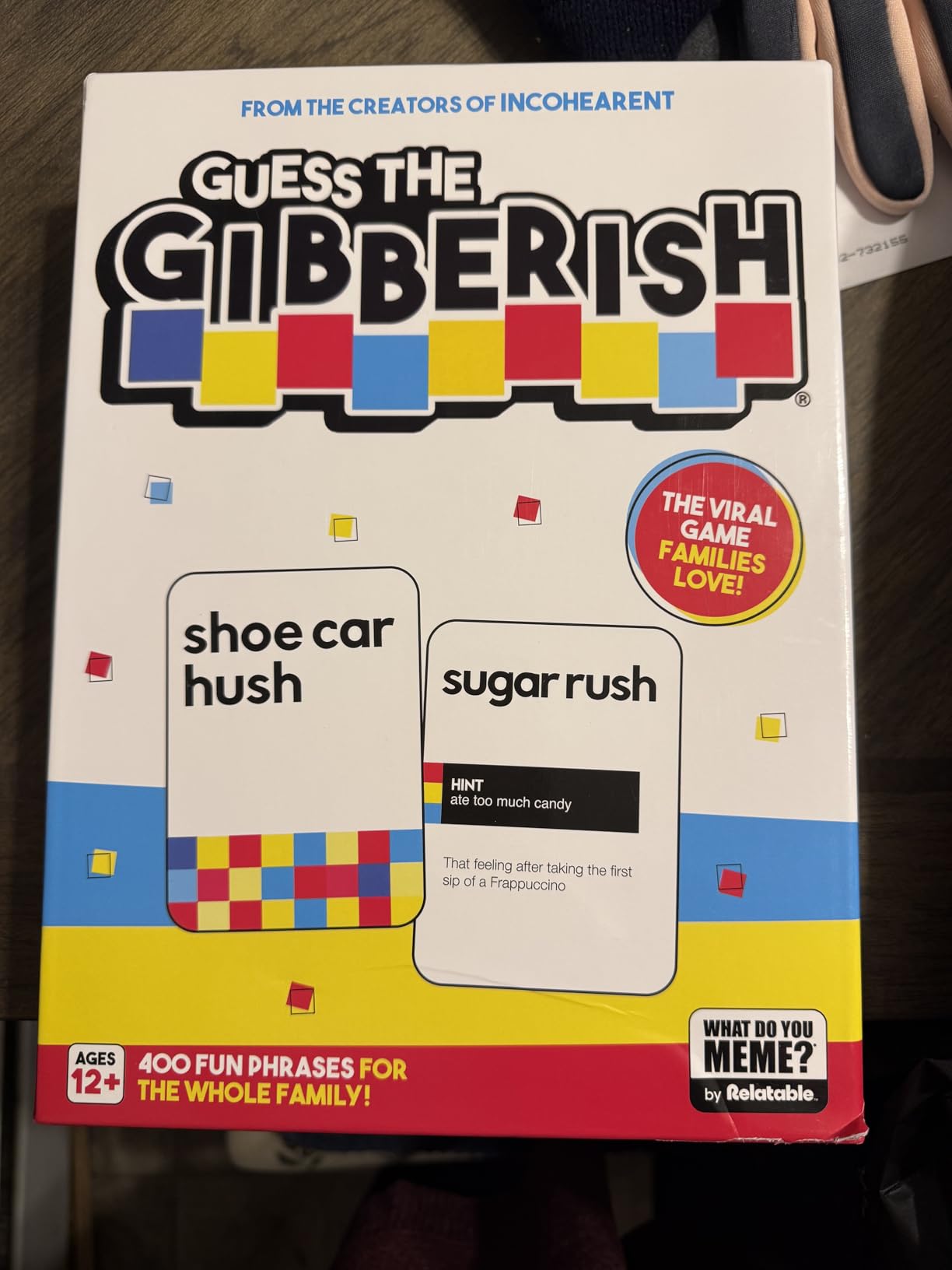 Incohearent - The Guess The Gibberish Party Game by Relatable customer photo 2