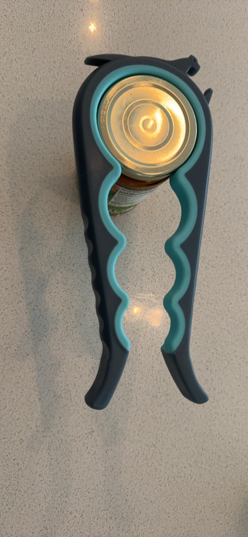 Otstar Jar Opener Bottle Opener and Can Opener for Weak hands, Seniors with Arthritis and Anyone with Low Strength, Mutil Jar Opener Get Lids Off Easily (Blue and Grey) customer photo 2