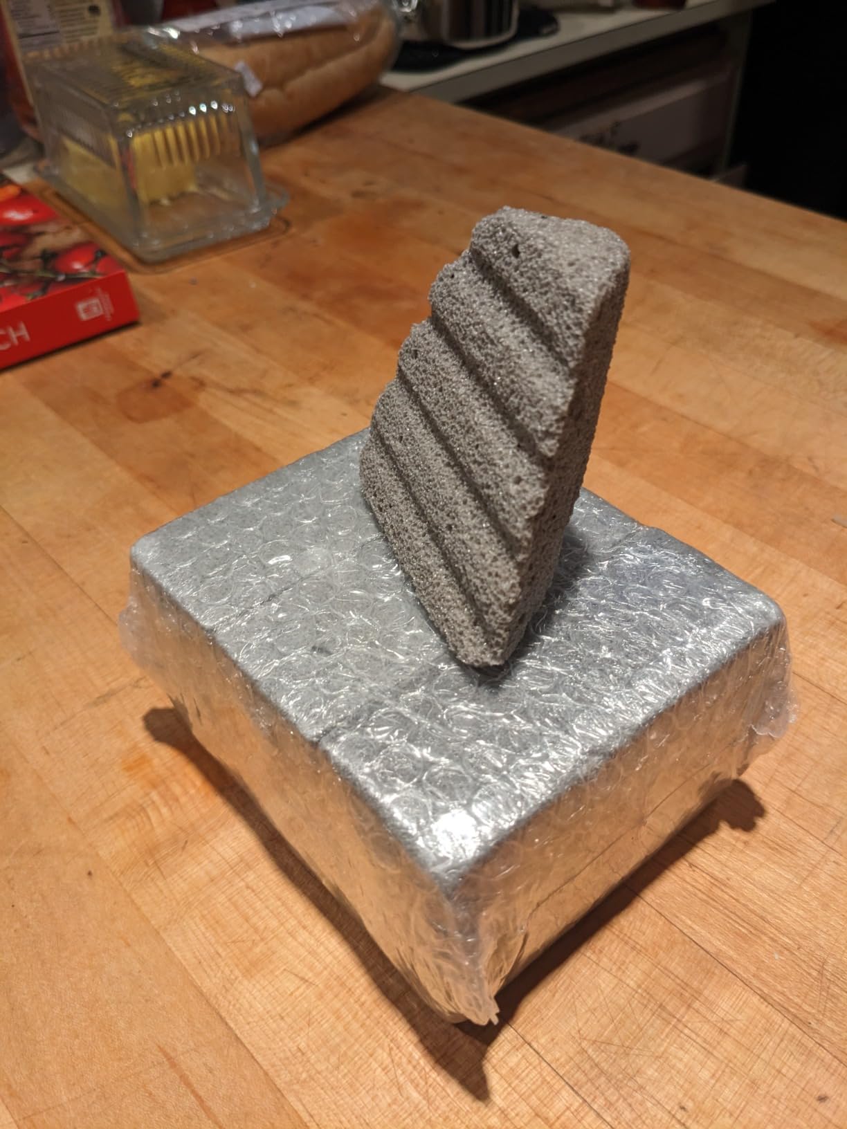 Maryton Grill Stone Cleaning Brick - Griddle Grills Cleaning Kit Block Pumice Stone for Removing Stains BBQ Grease, 3 Count customer photo 1