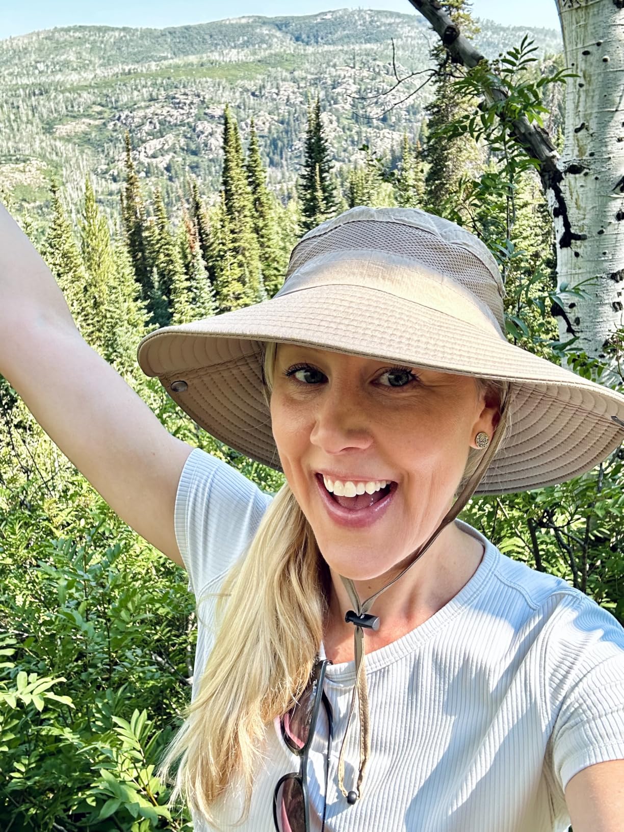 GearTOP Safari Hat for Men Sun Hats for Women UV Protection UPF 50+ Fishing, Gardening, Hiking Hat customer photo 2