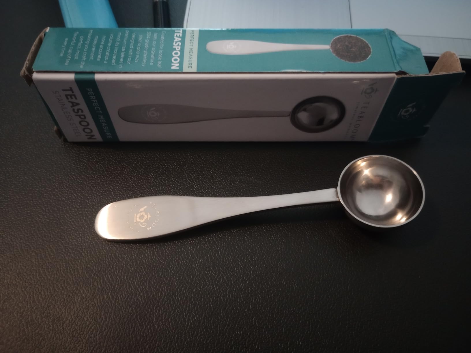 Teabloom Perfect Measure Loose Leaf Tea Spoon - Premium Quality Stainless Steel Tea Scoop - Tea Connoisseur's Choice customer photo 2