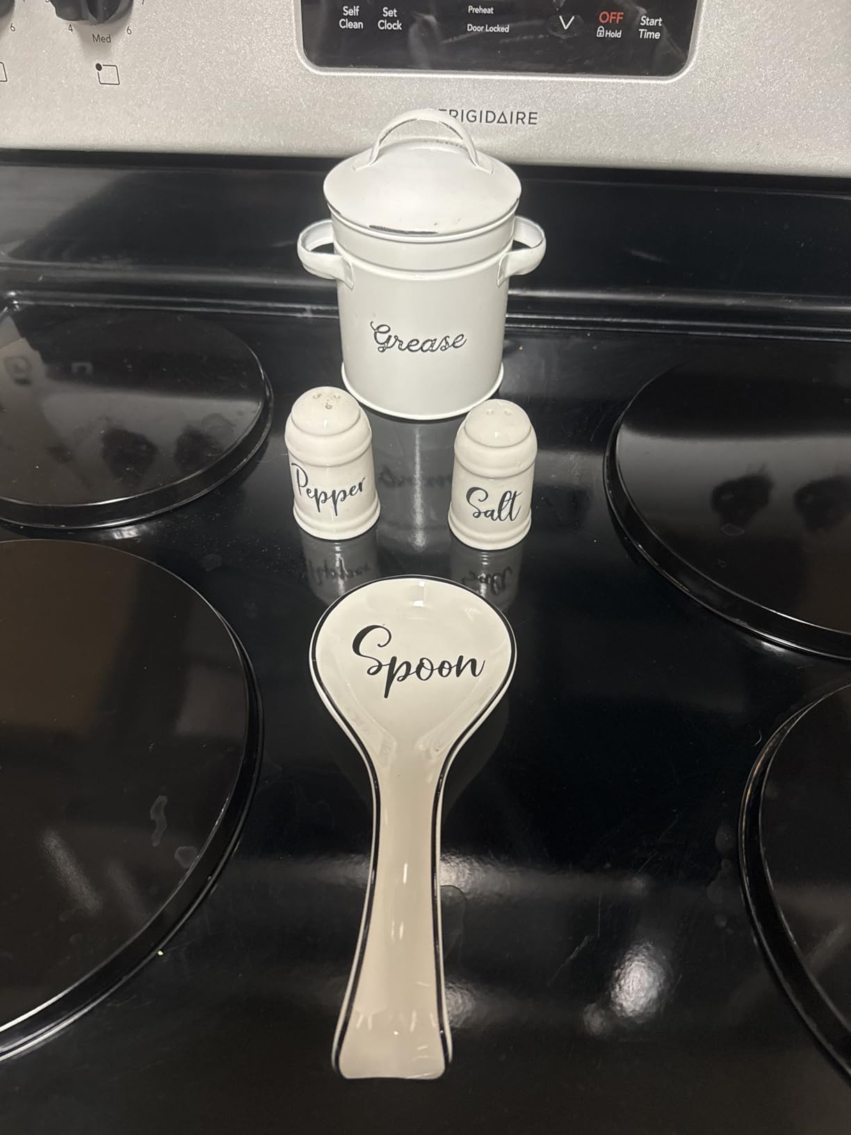 Home Acre Designs Spoon Rest For Kitchen Counter & Stove Top - White Ceramic Spoon Holder for Cooking & Counter Protection - Essential Kitchen Gadgets - White Farmhouse customer photo 1