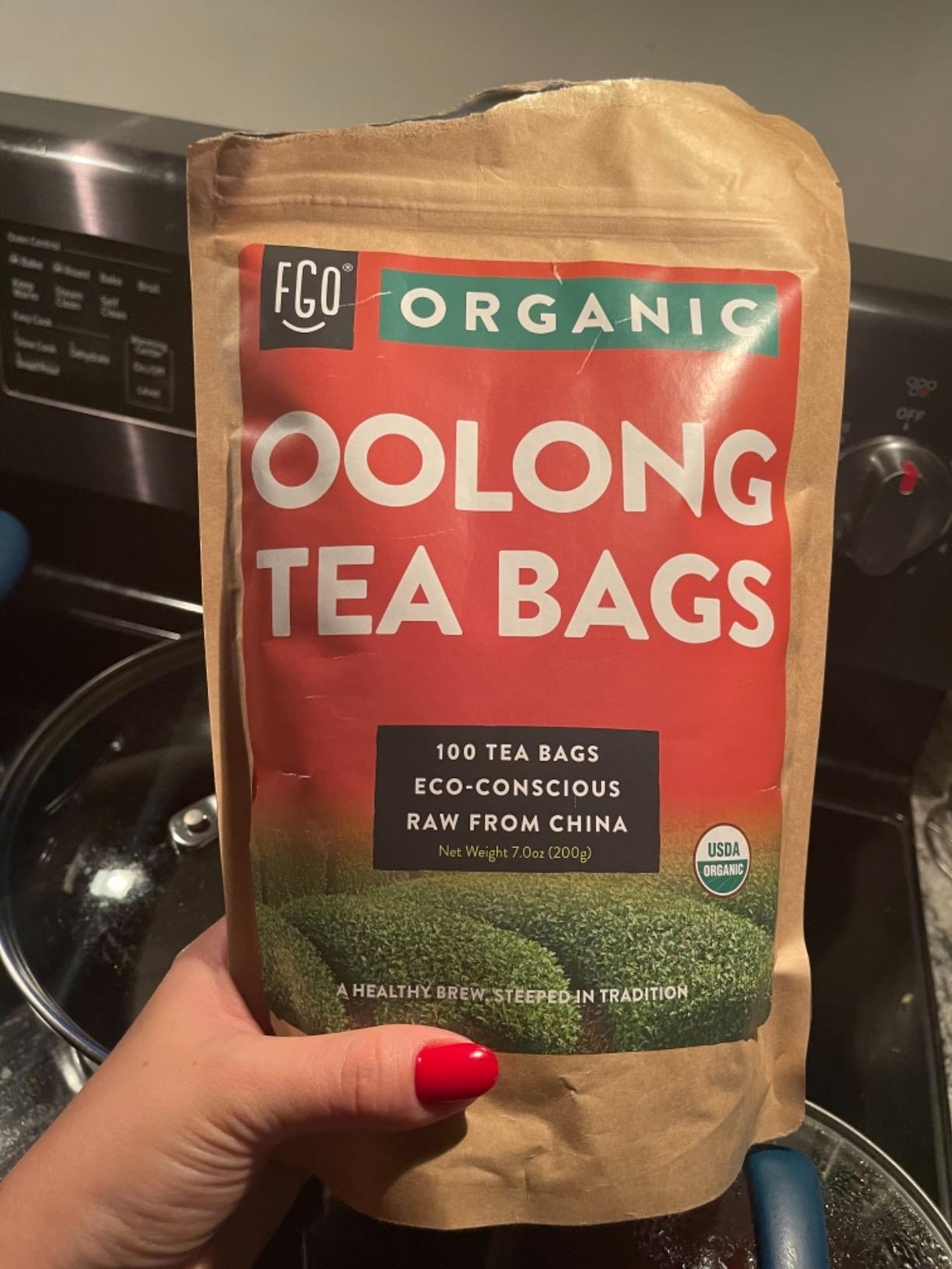 FGO Organic Oolong Tea, Eco-Conscious Tea Bags, 100 Count customer photo 1