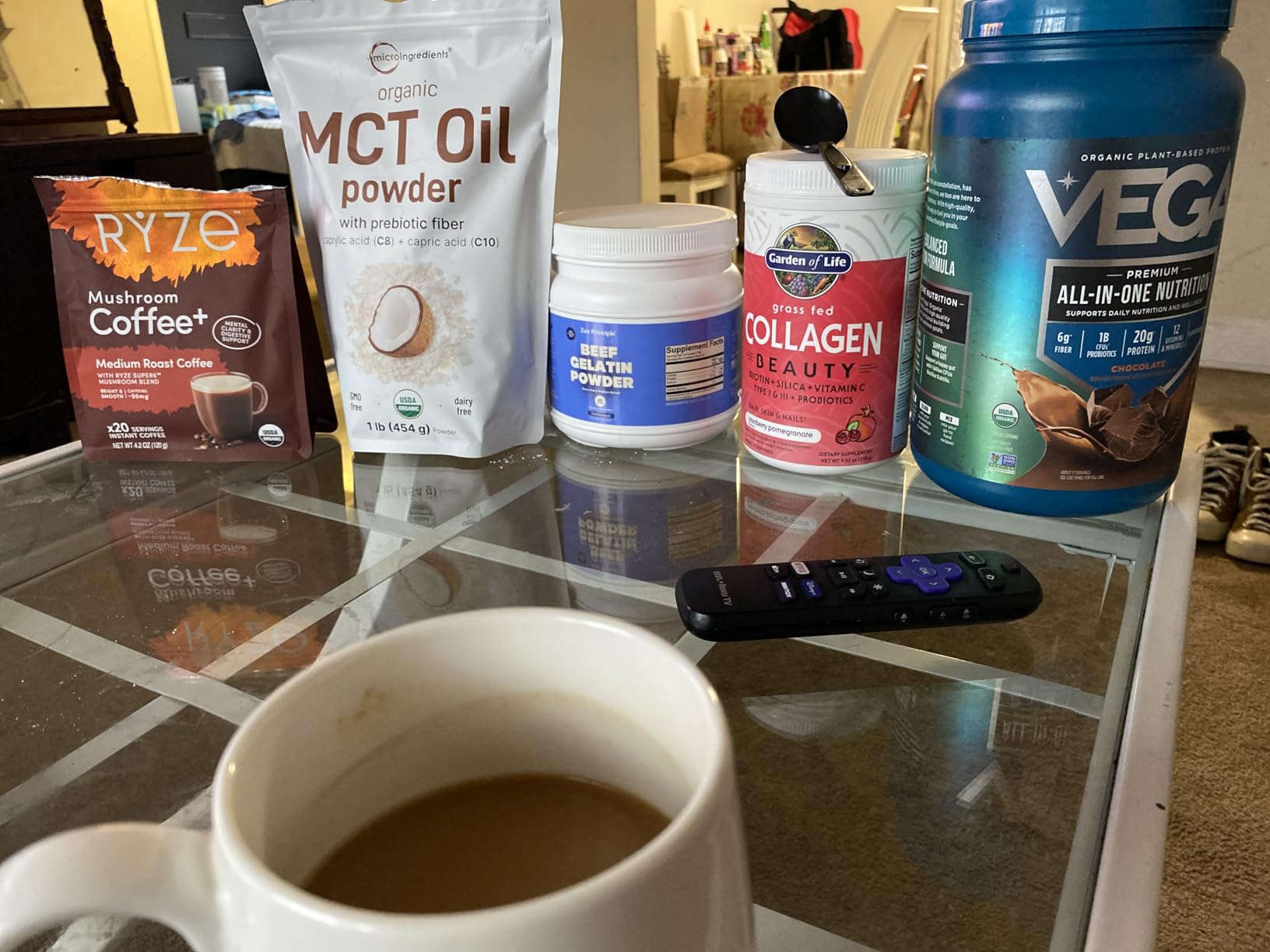 Micro Ingredients Organic MCT Oil Powder with Prebiotic Fiber, 1 Pound | C8 MCT Oil for Coffee Creamer | No GMOs, Keto Diet, Vegan customer photo 2