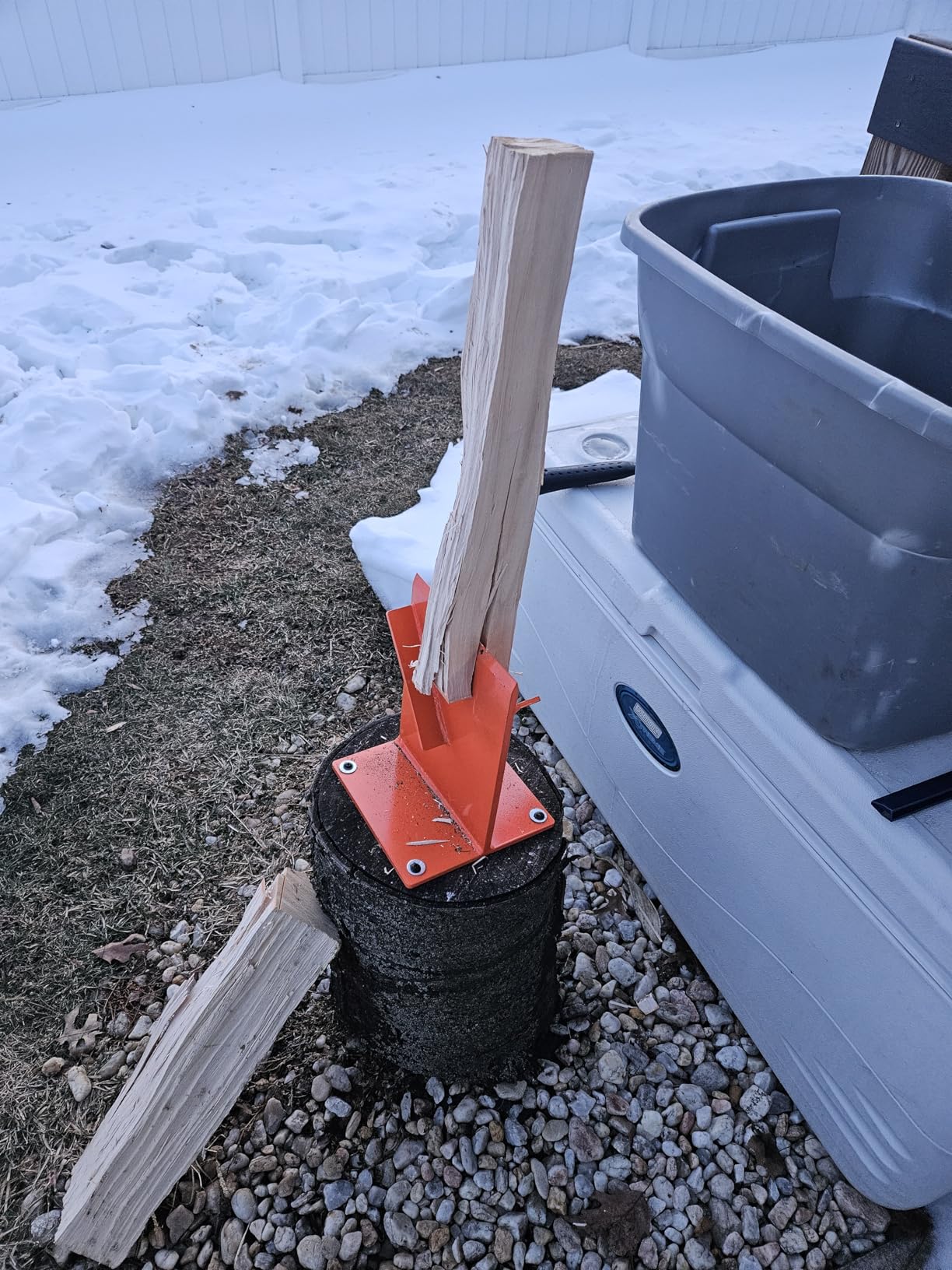 Wood Kindling Splitter - The Firewood Kindling Tool for Wood Stove Fireplace and Fire Pit customer photo 1