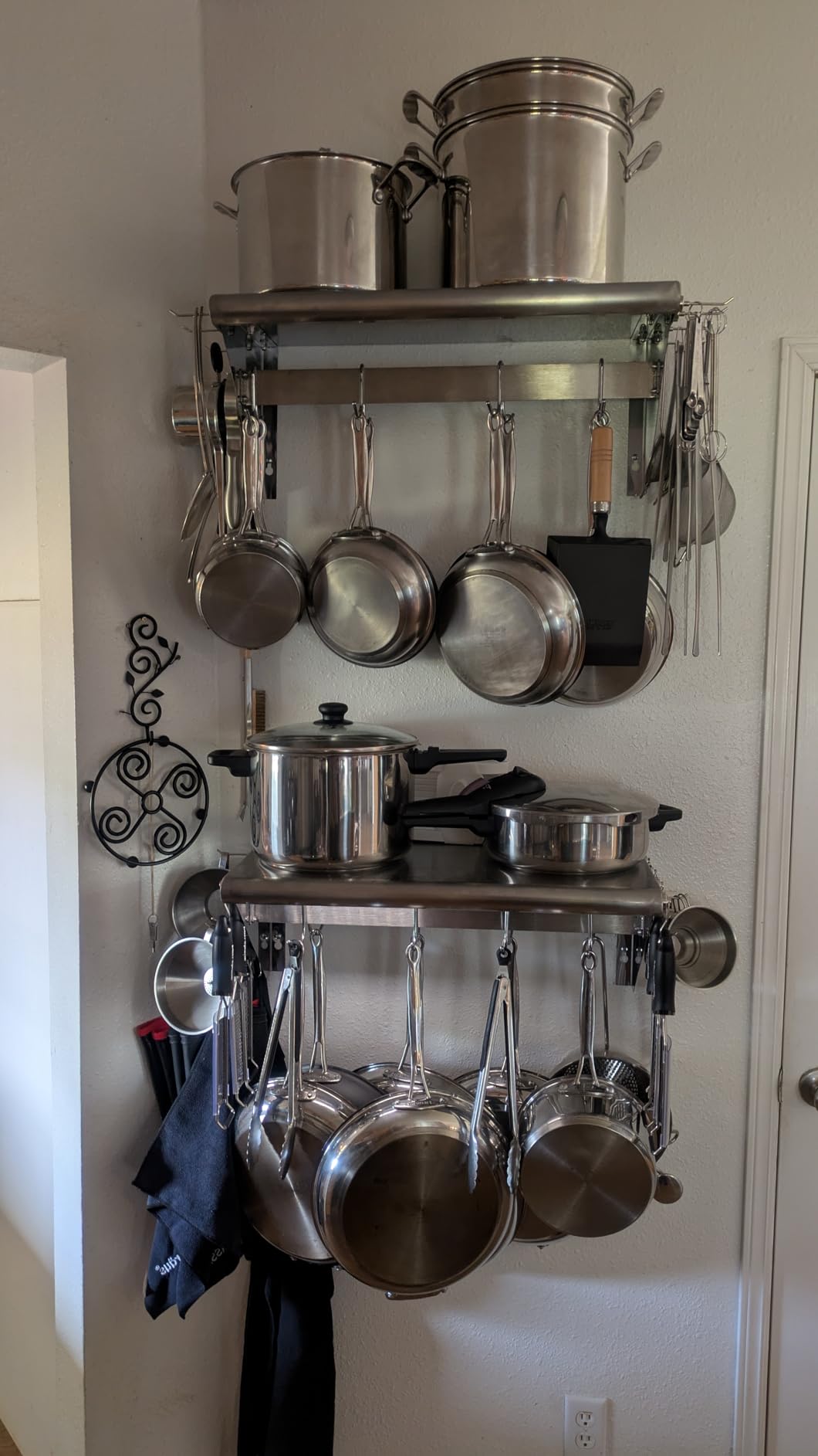 Hally Stainless Steel Shelf 12 x 36 Inches 250 lb, NSF Commercial Wall Mount Floating Shelving for Restaurant, Kitchen, Home and Hotel customer photo 1