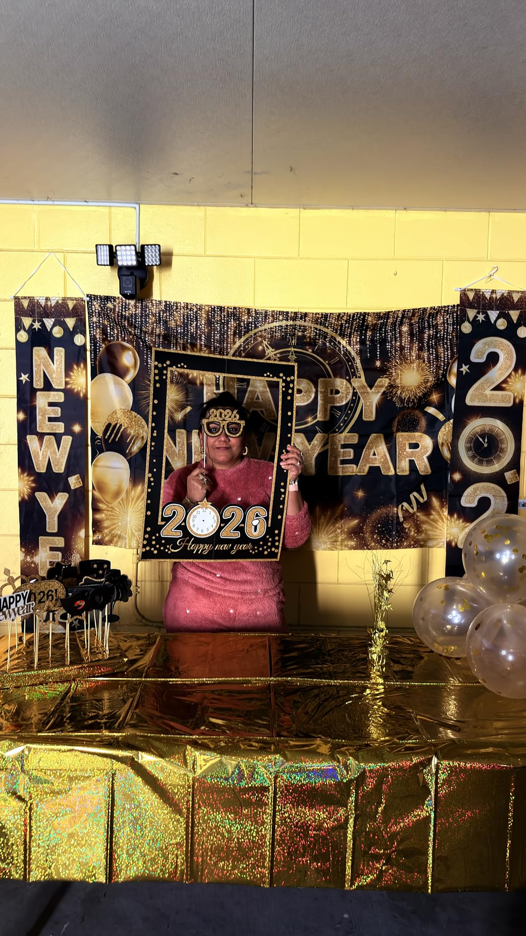 7-gost 2026 Happy New Year's Eve Party Photo Booth Props Supplies with Photo Frame 2026 Party Props (Pack of 26) customer photo 1