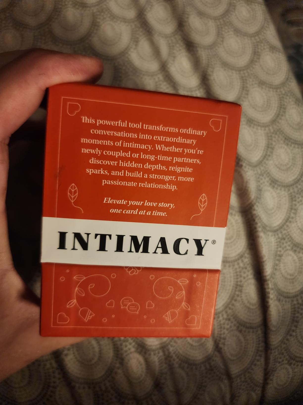 BestSelf Intimacy Deck - 170 Conversation Cards for Couples, Fun and Romantic Card Game for Deeper Connection and Pillow Talk customer photo 2