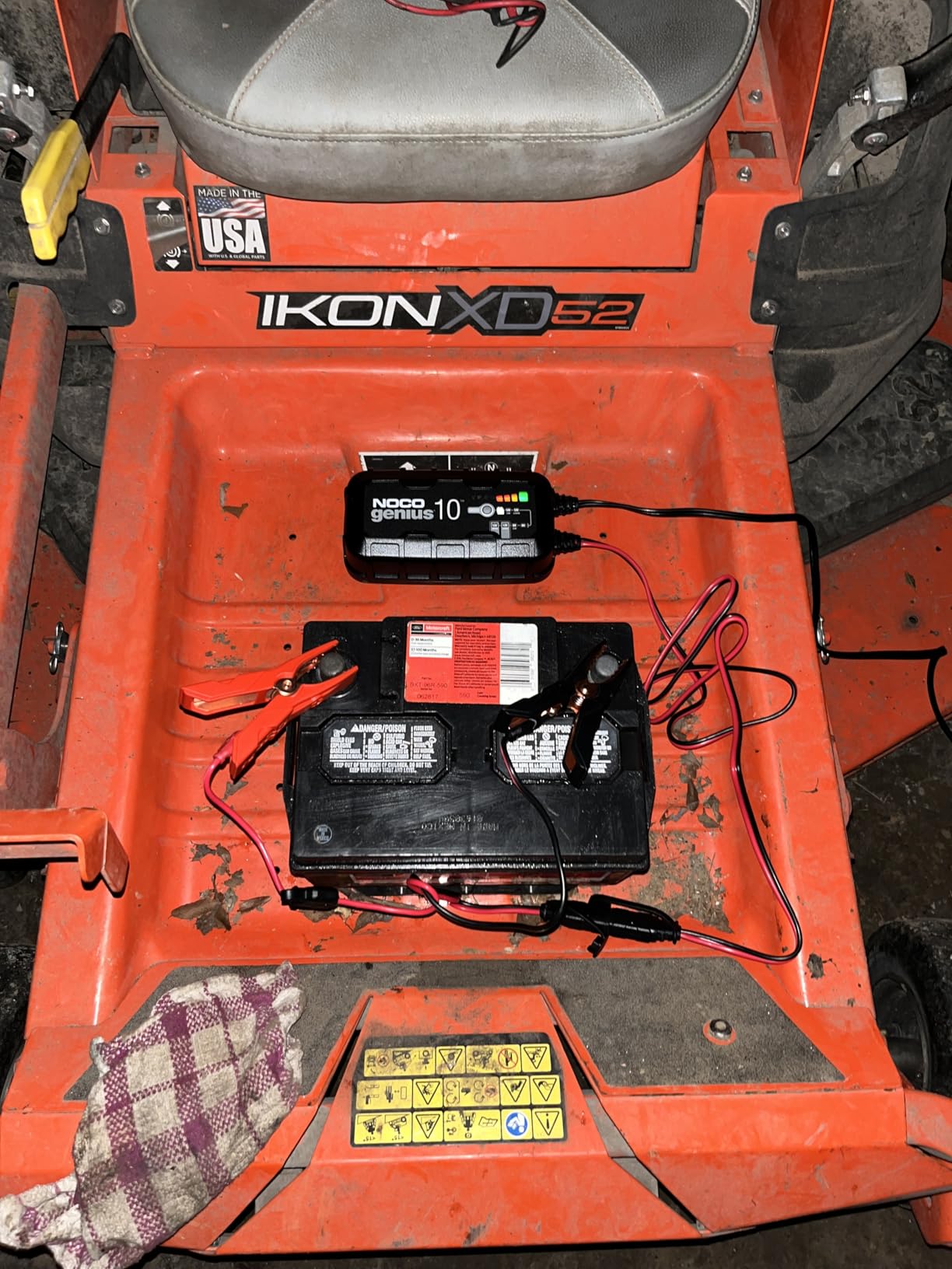 NOCO GENIUS10: 10A 6V/12V Smart Battery Charger - Automatic Maintainer, Trickle Charger & Desulfator with Overcharge Protection & Temperature Compensation - for Lead-Acid & Lithium Batteries customer photo 2