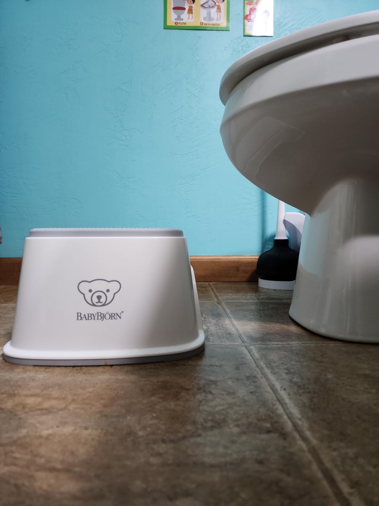 BabyBjorn Step Stool, White/Gray customer photo 1