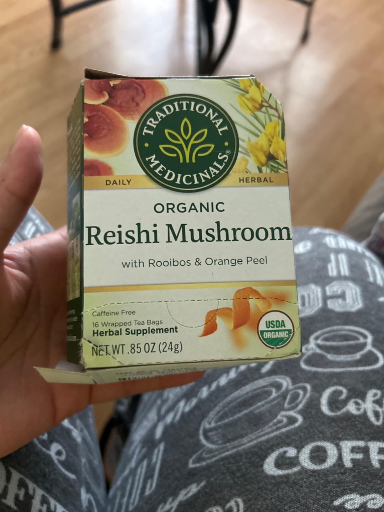 Traditional Medicinals, Organic Reishi Mushroom Tea, 16 Count customer photo 1