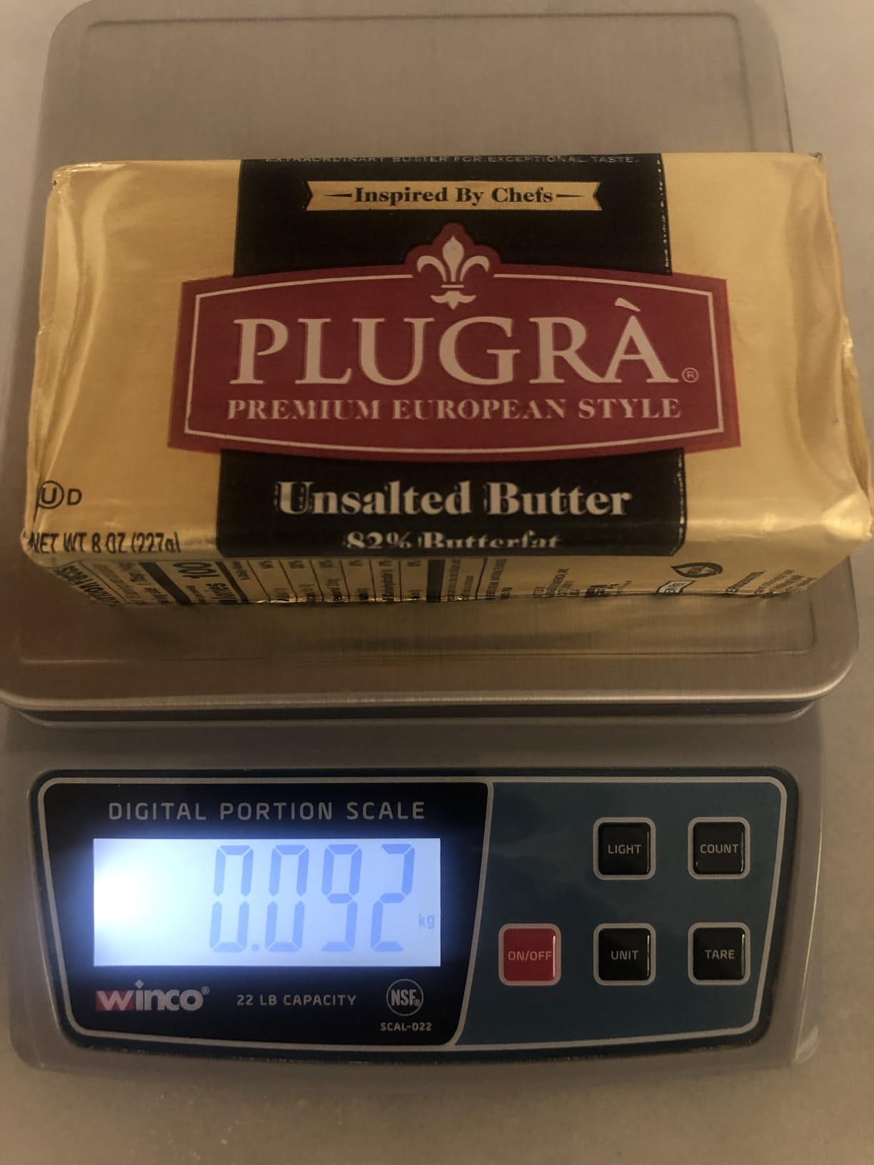 Winco Digital Portion Scale for Kitchens, 6.5