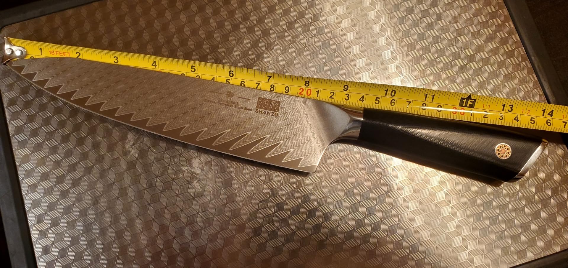 SHAN ZU Damascus Chef Knife 6 inch, 67-Layer Japanese Steel Kitchen Knife, High Carbon Super Sharp Japanese Chef Knife customer photo 2