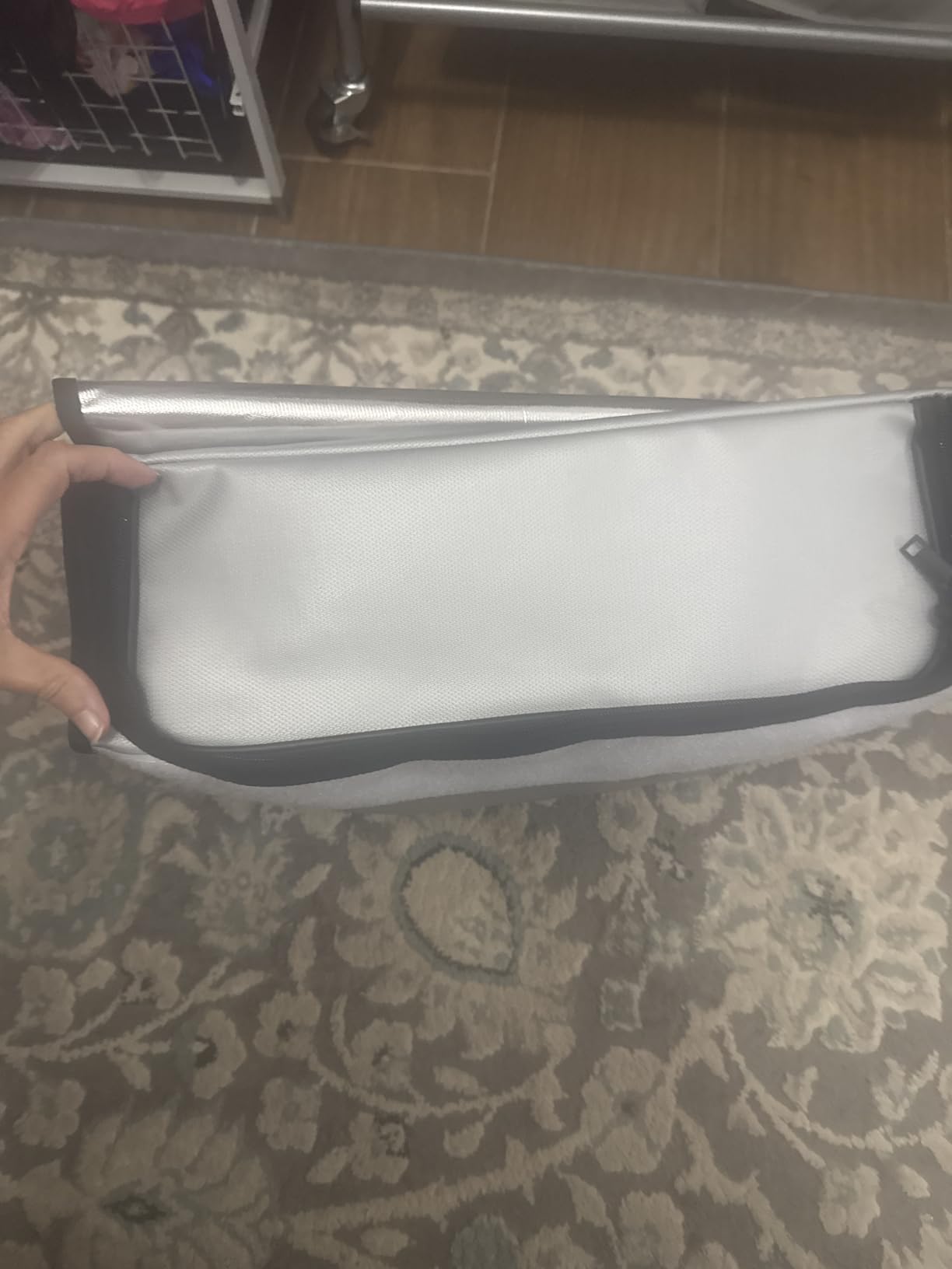 Fireproof Document Bag - Fireproof Box [Thermal Insulated] Fireproof Safety Boxes for Home Large Fireproof Bag Lockable Zipper Fireproof Safe Box Home Safes Fireproof Waterproof Fireproof Money Bag customer photo 2