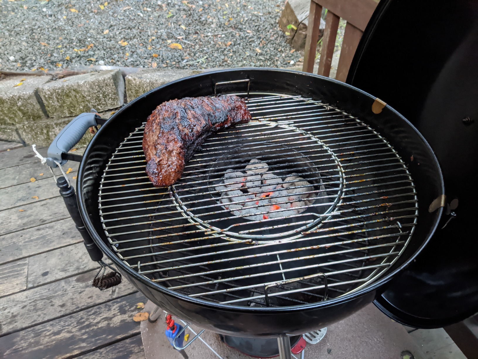 GRISUN BBQ Whirlpool for Weber 22 inch Kettle, Smokey Mountain 22 26.75, BBQ Kettle Grill Accessories for XL Big Green Egg, Kamado Joe, Stainless Steel Charcoal Grill Accessory for Weber customer photo 2