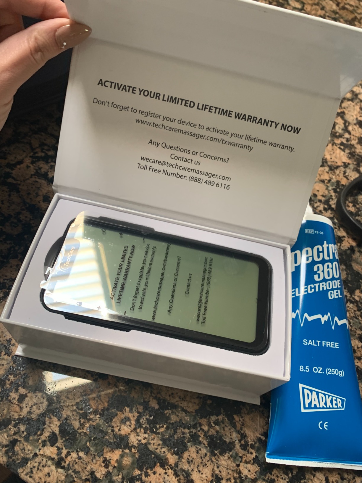 TENS Unit Muscle Stimulator - 24 Massage Modes, Touchscreen EMS Device, Dual Channel, Rechargeable, Deep Tissue Pain Relief for Back, Shoulder, Sciatica, Tendonitis, Plantar Fasciitis customer photo 2