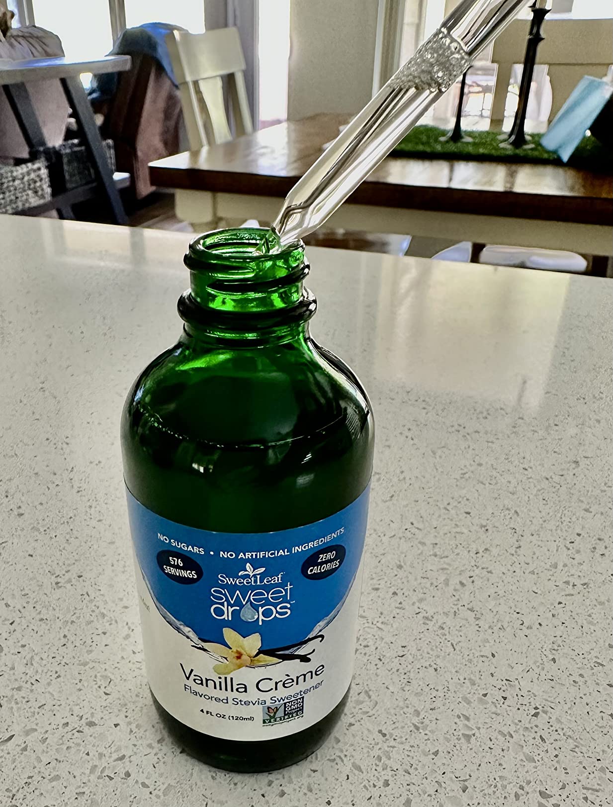 SweetLeaf Sweet Drops Organic Vanilla Creme, 4 Fl Oz (Larger Size) customer photo 2