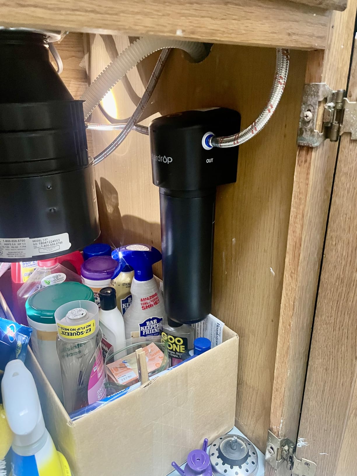 Waterdrop 10UA Under Sink Water Filter System, Reduces PFAS, PFOA/PFOS, Lead, Chlorine, Bad Taste & Odor, Under Counter Water Filter Direct Connect to Kitchen Faucet, NSF/ANSI 42 Certified, 1 Year customer photo 1
