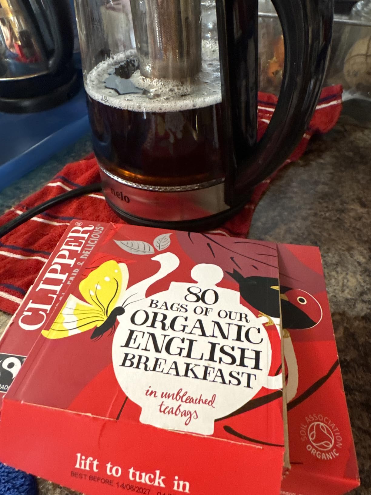 Clipper Tea, English Breakfast Assam Blend, Organic, 80 Unbleached Tea Bags customer photo 1