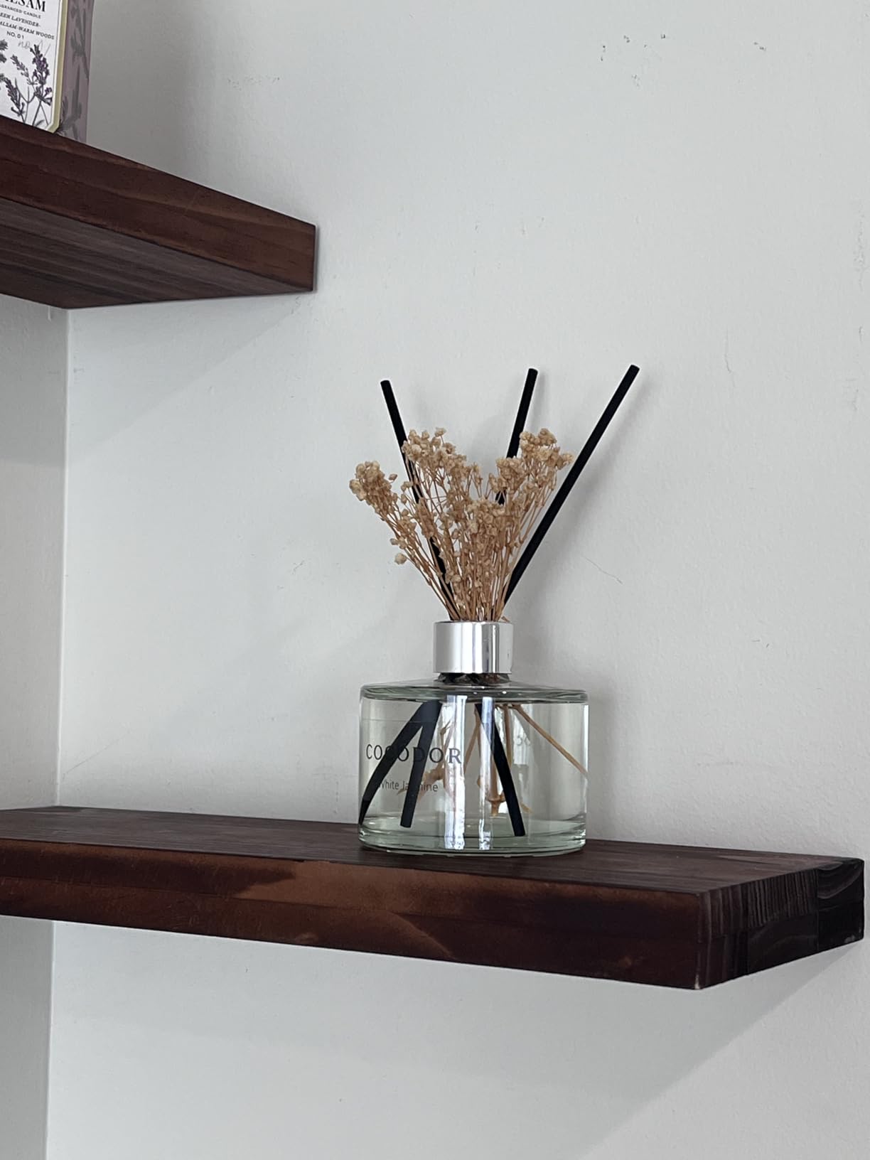COCODOR Flower Reed Diffuser Set / 6.7oz / White Jasmine/Scent Diffuser with Sticks Home Fragrance Reed Diffuser for Bathroom Shelf Decor customer photo 1