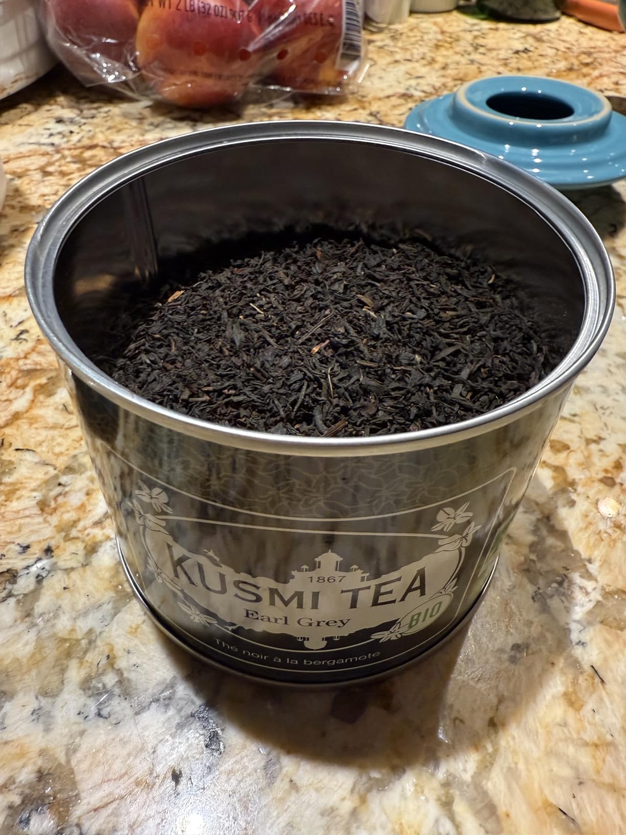 Kusmi Tea - Earl Grey - Organic Earl Grey Black Tea - Flavored with Italian Bergamot Essential Oil - Strong, Robust, Caffeinated Tea - Loose Leaves - Tin Box of 3.5 oz customer photo 1