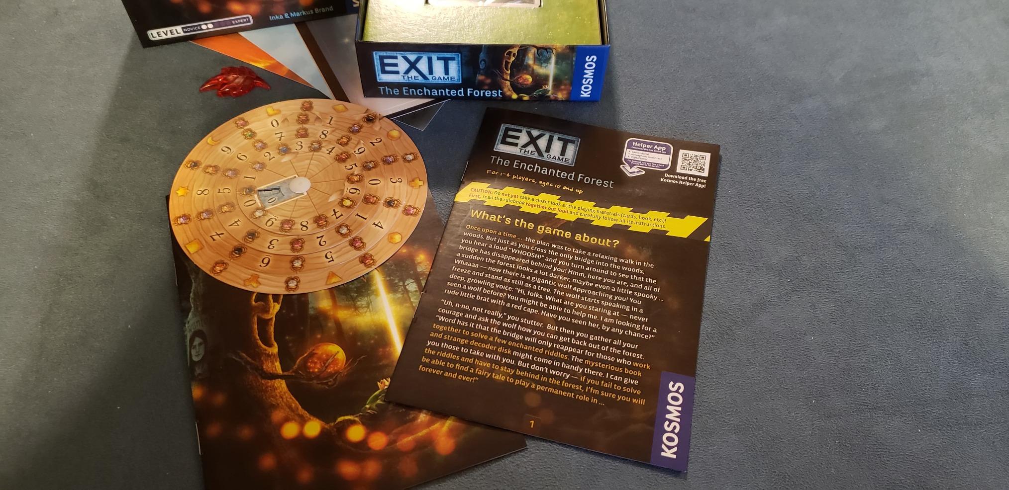 Thames & Kosmos EXIT: The Enchanted Forest | A Kosmos Escape Room Game in a Box | Family Friendly, Card-Based at-Home Escape Room Experience for 1 to 4 Players, Ages 12+ customer photo 2