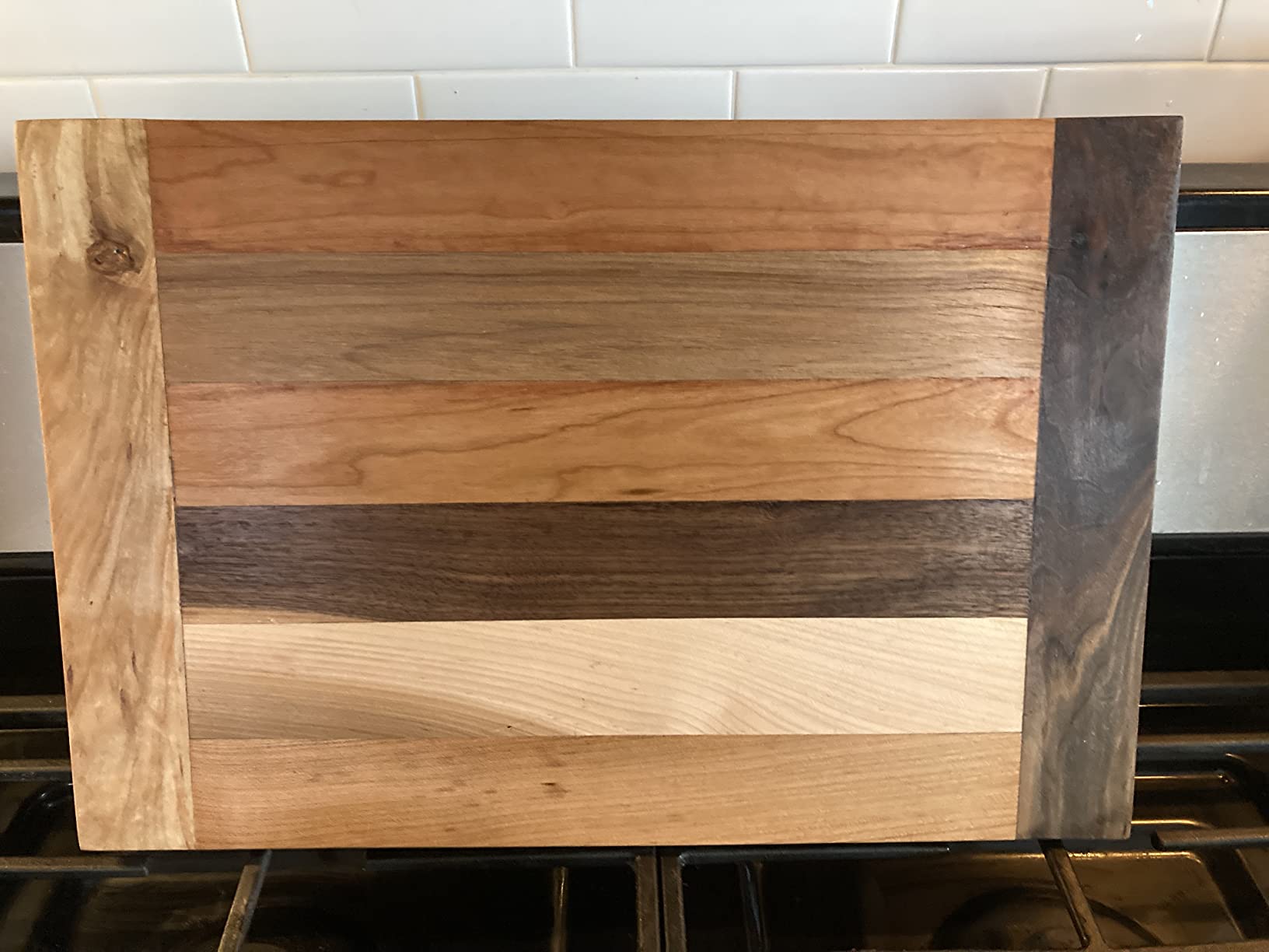 Woodchucks Wood Maple, Walnut, Cherry Boards for Making Cutting Boards. Pack of 18 customer photo 1