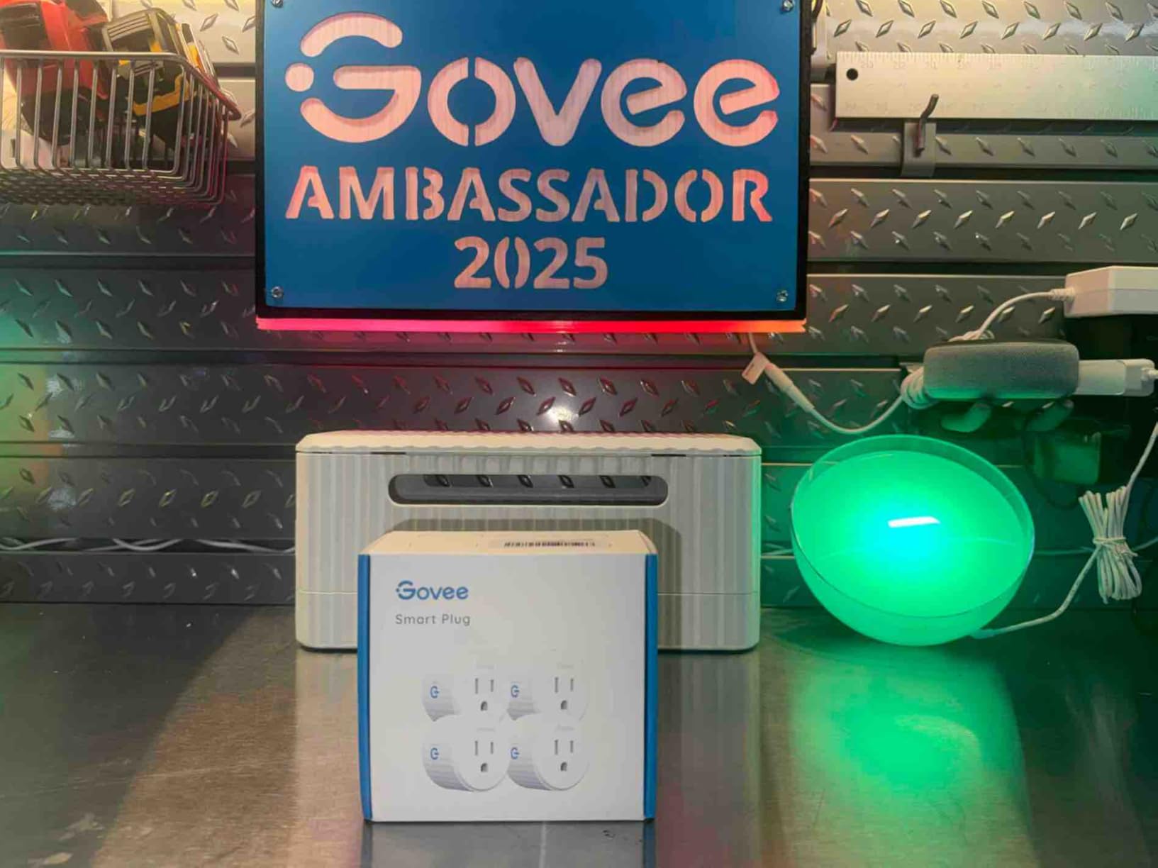 Govee Smart Plug, WiFi Plugs Work with Alexa & Google Assistant, Smart Outlet with Timer & Group Controller, WiFi Outlet for Home, No Hub Required, ETL & FCC Certified, 2.4G WiFi Only, 4 Pack customer photo 1