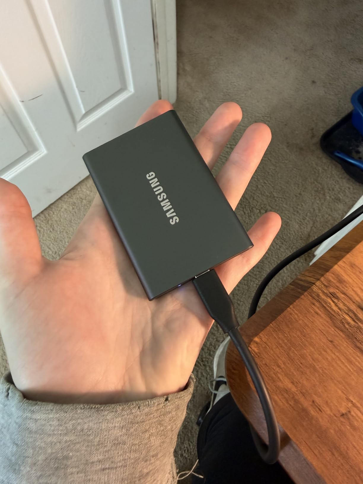 Samsung T7 Portable SSD 2TB, Speeds Up to 1,050MB/s, USB 3.2 Gen 2, Reliable Storage for Gaming, Students, Professionals customer photo 2